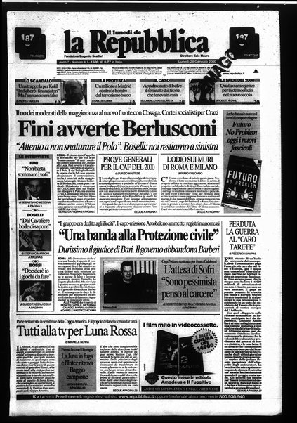 Il lunedì de La repubblica